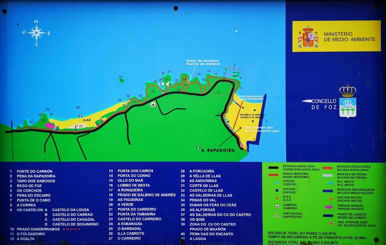 Duplex Tres Dormitorios Playa A Rapadoira Фос Екстериор снимка